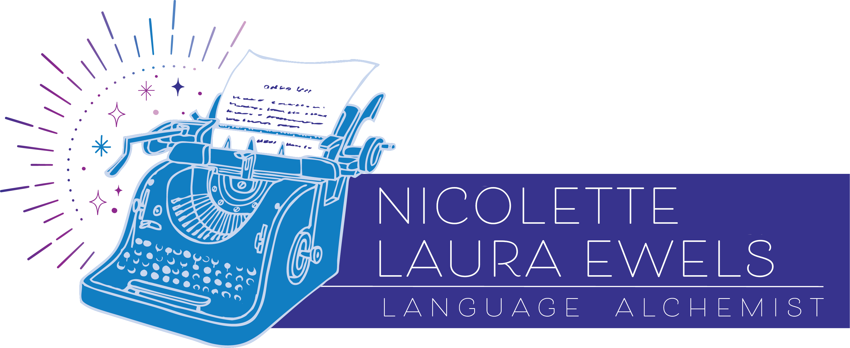 Nicolette Laura Ewels: Language Alchemist Logo